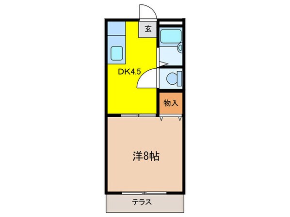 ハウスＫ３の物件間取画像